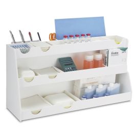 White PVC Deluxe BenchBooster Workstation
