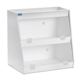 12 inch safety shelves with clear doors