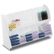 Double Adjustable Lab Shelf with 10 Dividers